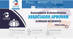 Desktop Screenshot of cafaz.org.br