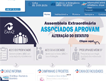 Tablet Screenshot of cafaz.org.br
